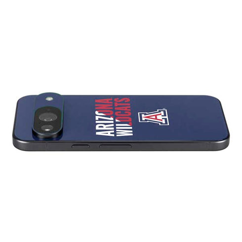 University of Arizona Wildcats Logo Split Blue Google Pixel 9 Skin